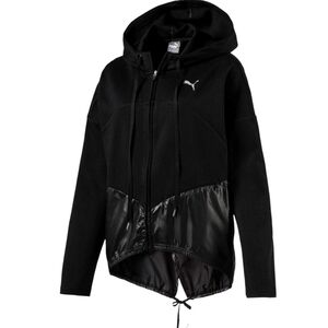 Puma Women's Black Transition FZ Hoodie Size M